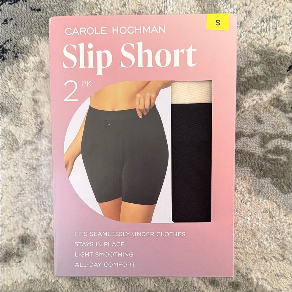 Carole Hochman Women's size Small 2 Pack Slip Shorts new in box